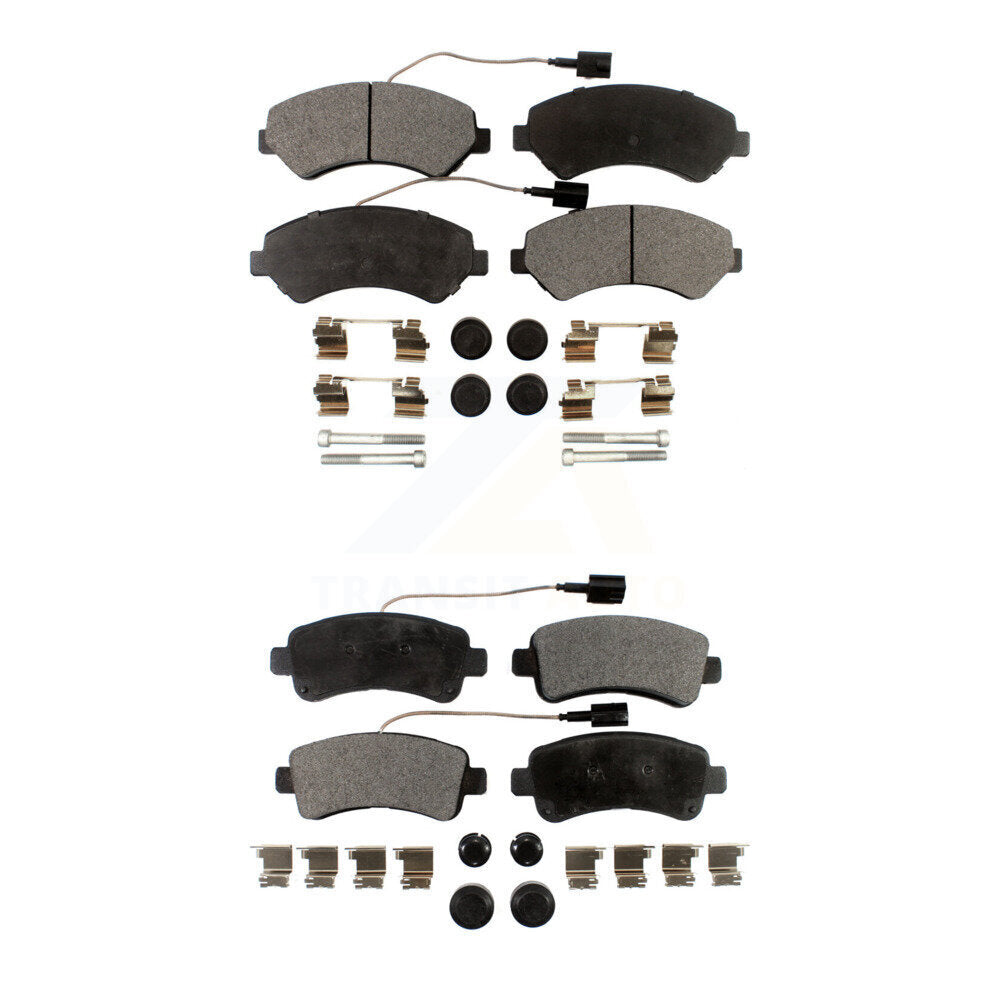 Front Rear Ceramic Brake Pads Kit For Ram ProMaster 1500 2500 3500