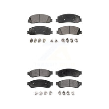 Charger l&#39;image dans la galerie, Front Rear Ceramic Brake Pads Kit For Ford F-250 Super Duty F-350 F-450