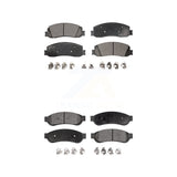 Front Rear Ceramic Brake Pads Kit For Ford F-250 Super Duty F-350 F-450