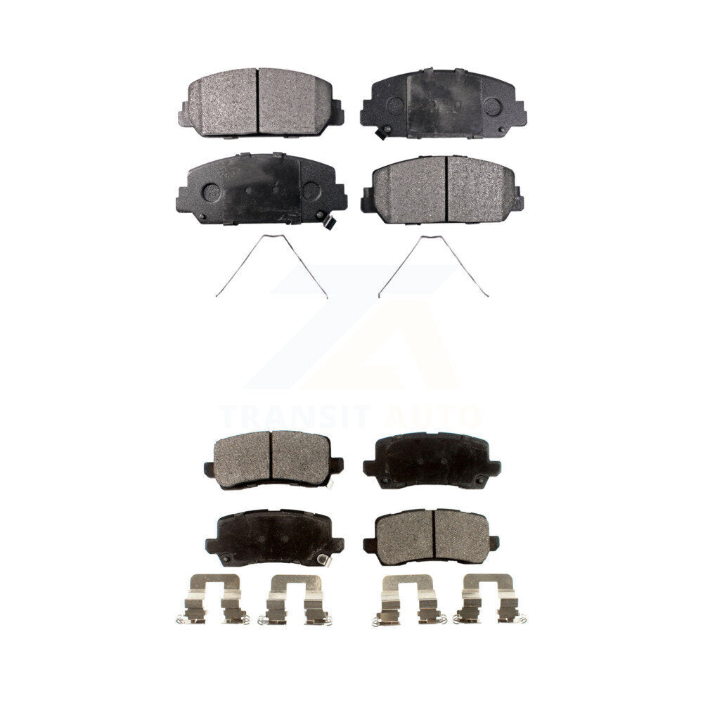 Front Rear Ceramic Brake Pads Kit For Acura RLX