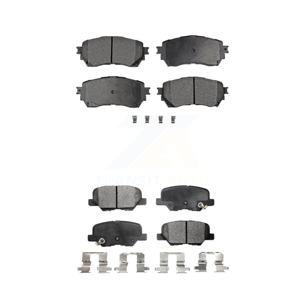 Front Rear Ceramic Brake Pads Kit For Mazda 6