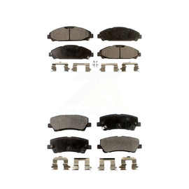 Front Rear Ceramic Brake Pads Kit For Ford Mustang
