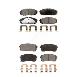 Front Rear Ceramic Brake Pads Kit For 2015-2019 Kia Sedona