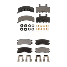 Load image into Gallery viewer, Front Rear Ceramic Brake Pads Kit For 1999 Cadillac DeVille Drum rear brakes