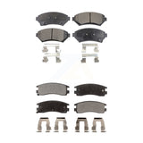 Front Rear Ceramic Brake Pad Kit For Buick Chevrolet Impala LeSabre Century Prix