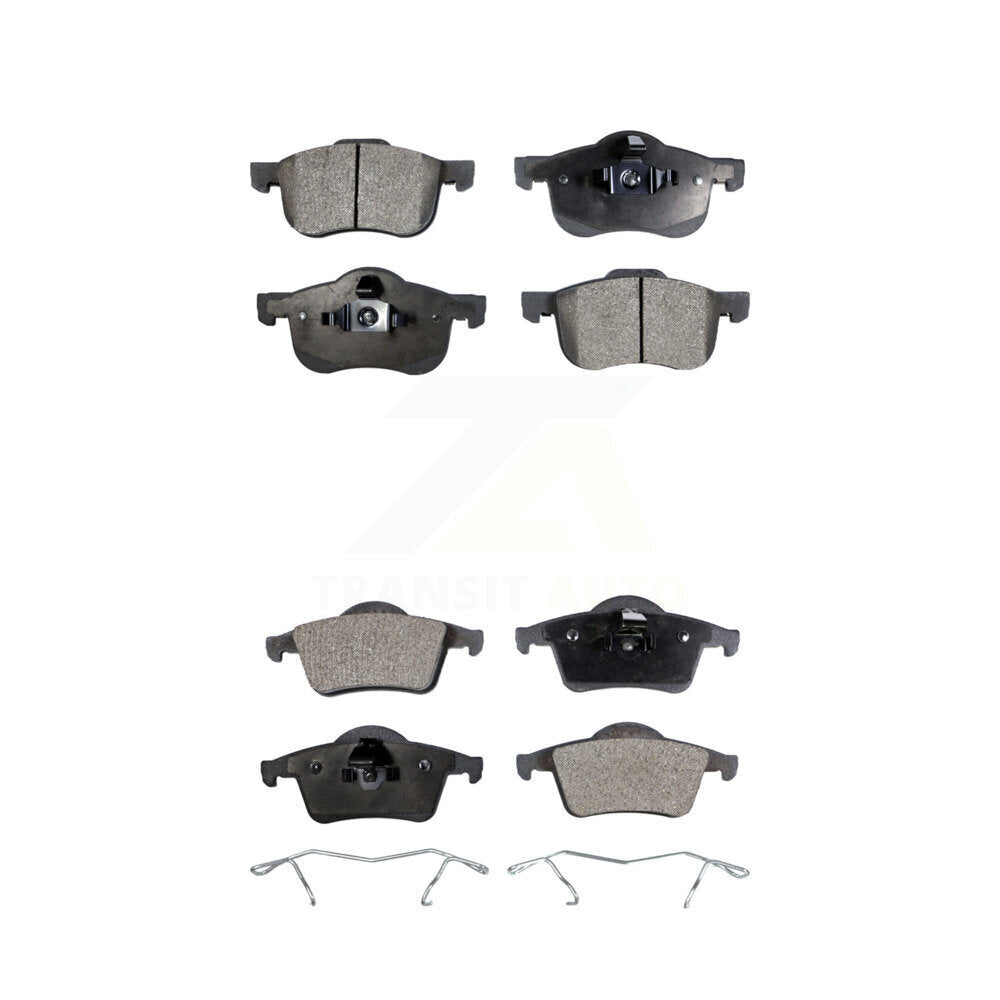 Front Rear Ceramic Brake Pads Kit For Volvo S60 V70 XC70 S80