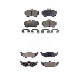 Front Rear Ceramic Brake Pads Kit For Chrysler PT Cruiser Dodge Neon