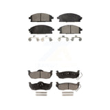 Front Rear Ceramic Brake Pads Kit For 2004 Nissan Pathfinder