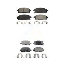 Charger l&#39;image dans la galerie, Front Rear Ceramic Brake Pads Kit For 2003-2006 Acura MDX