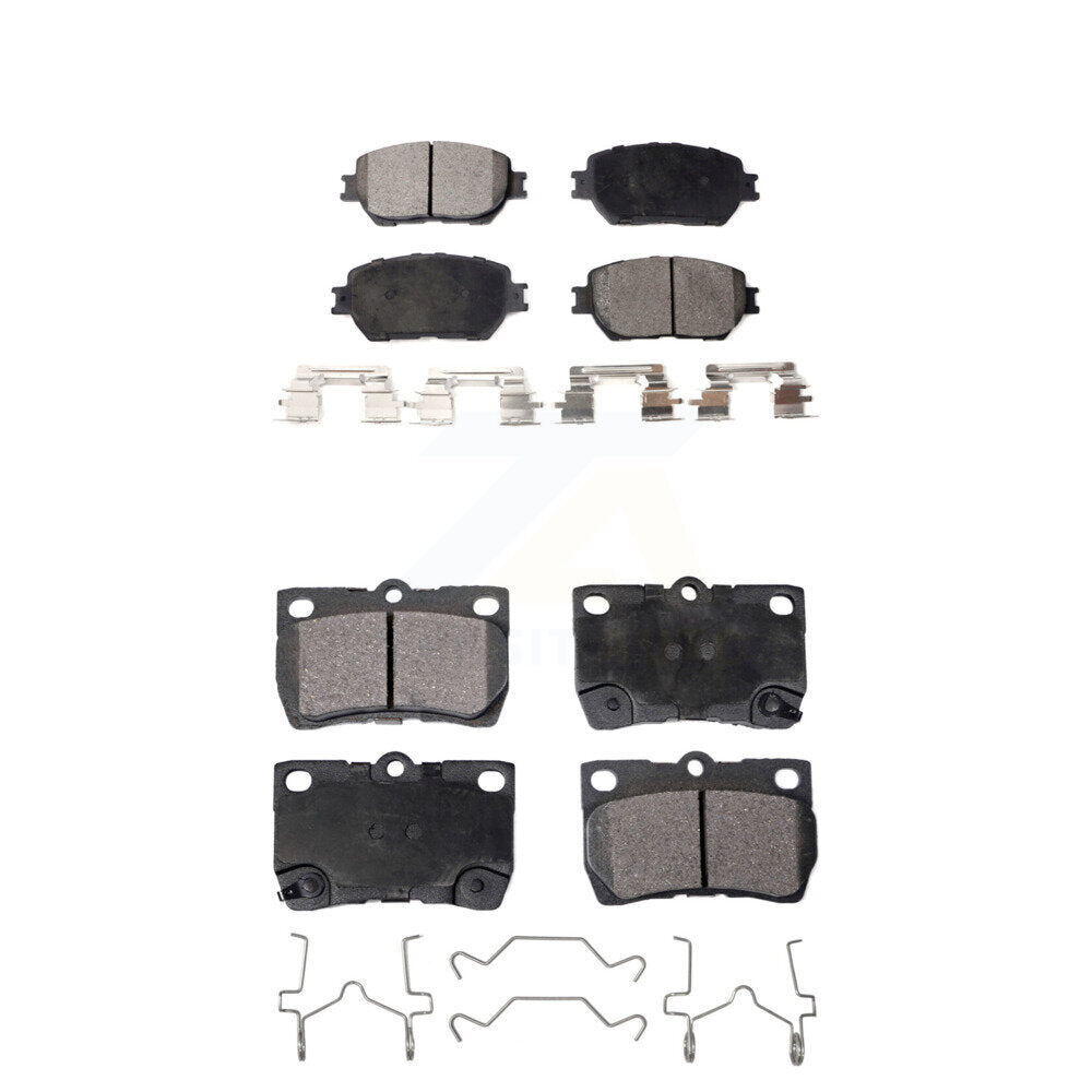 Front Rear Ceramic Brake Pads Kit For Lexus IS250 GS300