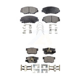 Front Rear Ceramic Brake Pads Kit For Honda CR-V