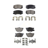 Front Rear Ceramic Brake Pads Kit For Hyundai Tiburon