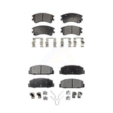 Front Rear Ceramic Brake Pads Kit For 2003-2005 Mazda 6