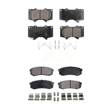 Charger l&#39;image dans la galerie, Front Rear Ceramic Brake Pad Kit For Toyota 4Runner Lexus Sequoia GX460 FJ GX470