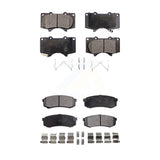 Front Rear Ceramic Brake Pad Kit For Toyota 4Runner Lexus Sequoia GX460 FJ GX470