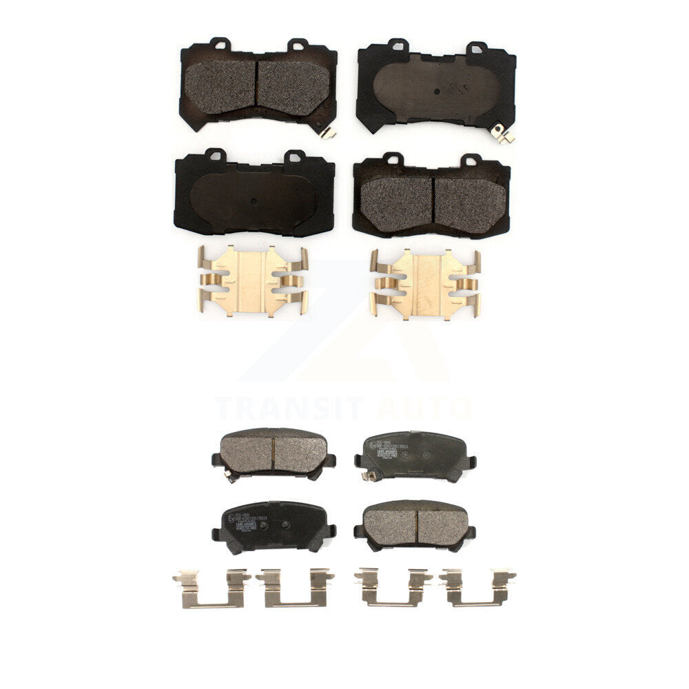 Front Rear Ceramic Brake Pads Kit For 2015-2020 Chevrolet Colorado GMC Canyon