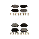 Front Rear Ceramic Brake Pads Kit For Chevrolet Equinox GMC Terrain Buick Regal