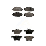 Front Rear Ceramic Brake Pads Kit For Mercedes-Benz C300 Without Sport Package