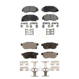 Front Rear Ceramic Brake Pads Kit For 1992-1993 Acura Integra GS-R