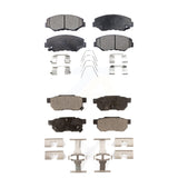 Front Rear Ceramic Brake Pads Kit For Honda Fit Vehicles Manufactured In Mexico