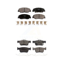 Front Rear Ceramic Brake Pads Kit For 2019-2022 Honda Insight
