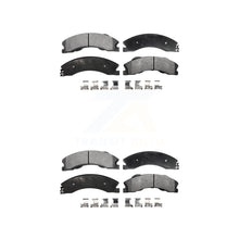 Charger l&#39;image dans la galerie, Front Rear Ceramic Brake Pad Kit For Chevrolet Silverado 2500 HD GMC Sierra 3500