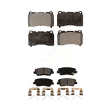 Front Rear Ceramic Brake Pads Kit For Cadillac CTS ATS