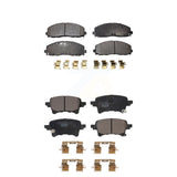 Front Rear Ceramic Brake Pads Kit For Jeep Gladiator Wrangler