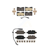 Front Rear Ceramic Brake Pads Kit For Chevrolet Silverado 1500 GMC Sierra Tahoe