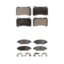 Charger l&#39;image dans la galerie, Front Rear Ceramic Brake Pads Kit For Cadillac CTS With Brembo Calipers