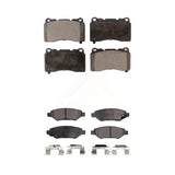 Front Rear Ceramic Brake Pads Kit For Cadillac CTS With Brembo Calipers