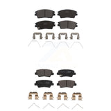 Front Rear Ceramic Brake Pads Kit For Kia Sportage Hyundai Tucson