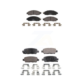 Front Rear Ceramic Brake Pads Kit For Nissan LEAF