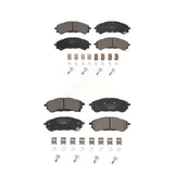 Front Rear Ceramic Brake Pads Kit For 2019-2022 Ford Ranger