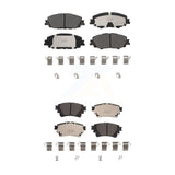 Front Rear Ceramic Brake Pads Kit For Toyota Corolla With Electric Parking