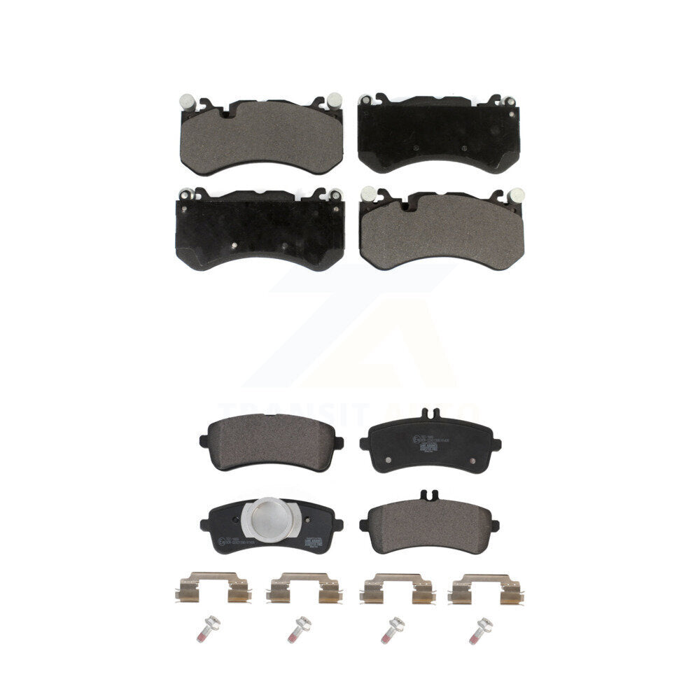 Front Rear Ceramic Brake Pads Kit For 2013-2014 Mercedes-Benz SL63 AMG SL65