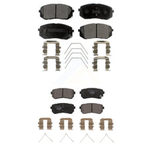 Charger l&#39;image dans la galerie, Front Rear Ceramic Brake Pads Kit For Hyundai Kona Kia Seltos