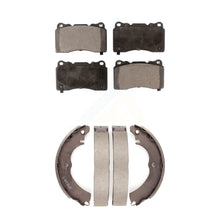 Charger l&#39;image dans la galerie, Front Rear Ceramic Brake Pads And Drum Shoes Kit For Mitsubishi Lancer