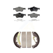 Charger l&#39;image dans la galerie, Front Rear Ceramic Brake Pads And Drum Shoes Kit For Ford Escape Mercury Mariner