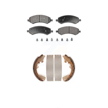 Charger l&#39;image dans la galerie, Front Rear Ceramic Brake Pads &amp; Drum Shoe Kit For Dakota Dodge Mitsubishi Raider