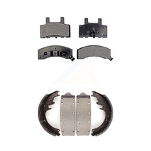 Charger l&#39;image dans la galerie, Front Rear Ceramic Brake Pads &amp; Drum Shoe Kit For Chevrolet C3500 GMC K3500 3500