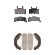 Charger l&#39;image dans la galerie, Front Rear Ceramic Brake Pads And Drum Shoes Kit For Chevrolet Tahoe GMC Yukon