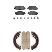 Charger l&#39;image dans la galerie, Front Rear Ceramic Brake Pads And Drum Shoes Kit For Honda Civic Acura EL