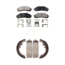 Charger l&#39;image dans la galerie, Front Rear Ceramic Brake Pads &amp; Drum Shoes Kit For Ford Ranger Mazda B3000 B2300