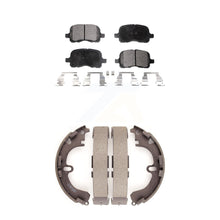 Charger l&#39;image dans la galerie, Front Rear Ceramic Brake Pads &amp; Drum Shoe Kit For Toyota Corolla Chevrolet Prizm