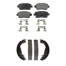 Charger l&#39;image dans la galerie, Front Rear Ceramic Brake Pads And Drum Shoes Kit For 2009 Toyota Prius