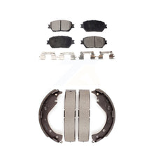 Charger l&#39;image dans la galerie, Front Rear Ceramic Brake Pads And Drum Shoes Kit For Toyota Camry