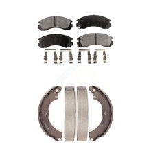 Charger l&#39;image dans la galerie, Front Rear Ceramic Brake Pads And Drum Shoes Kit For Mitsubishi Lancer