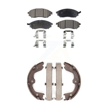 Load image into Gallery viewer, Front Rear Ceramic Brake Pads Parking Shoes Kit For INFINITI G37 G35 Nissan