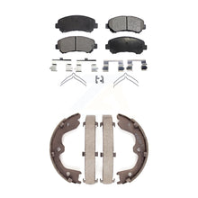 Charger l&#39;image dans la galerie, Front Rear Ceramic Brake Pads And Parking Shoes Kit For Nissan Maxima